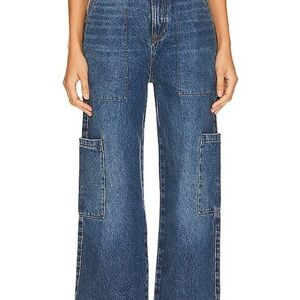 Elyse Trouser Cargo Jeans in Crissy Field